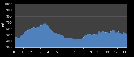 Austin Half Marathon Elevation Chart