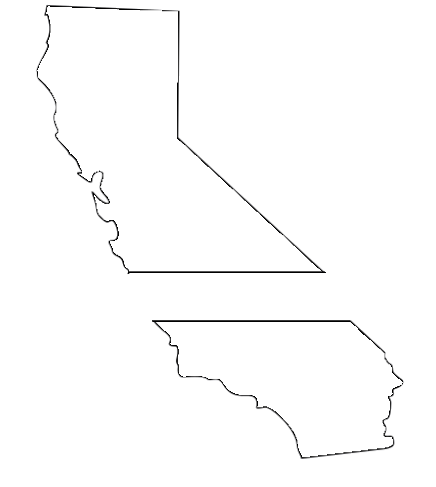 Southern California outline