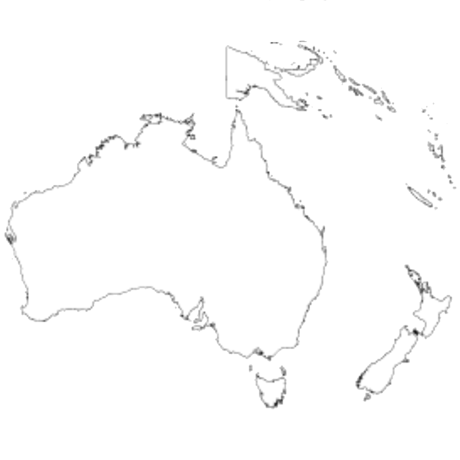 Oceania outline