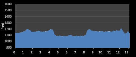 Iron Mountain Road and Trail Half Marathon elevation profile